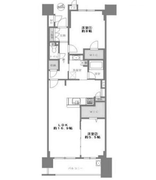 物件○○の間取り図