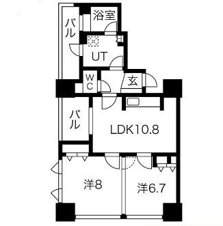 物件○○の間取り図