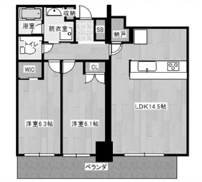 物件○○の間取り図