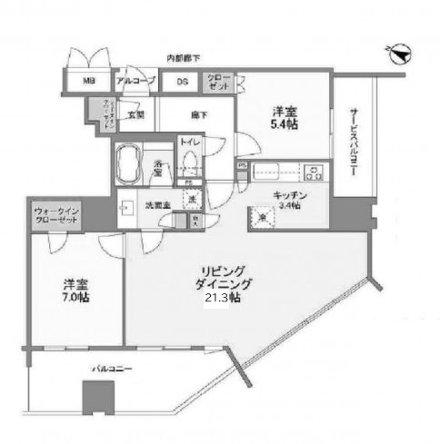 物件○○の間取り図