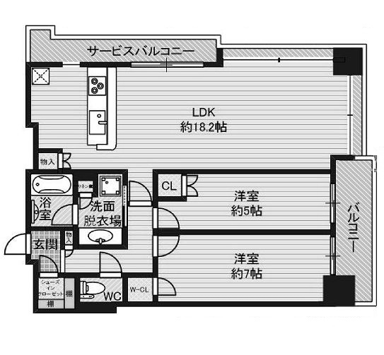 物件○○の間取り図