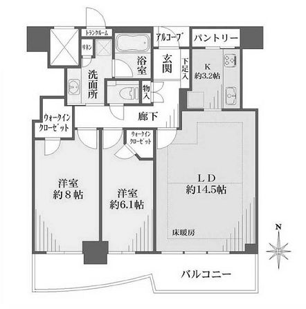 物件○○の間取り図