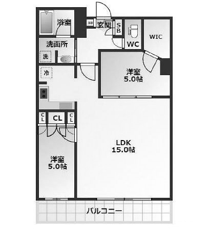 物件○○の間取り図