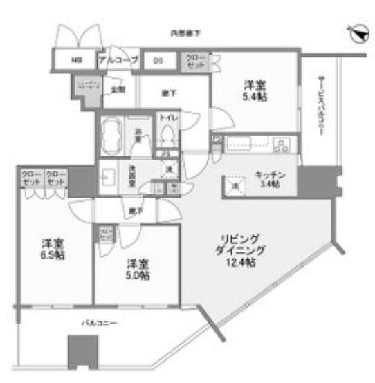 物件○○の間取り図