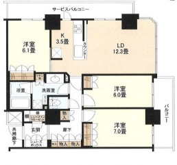 物件○○の間取り図