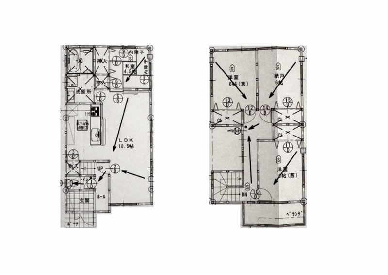 物件○○の間取り図