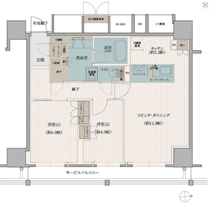 物件○○の間取り図