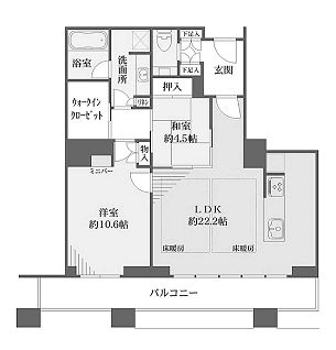 物件○○の間取り図