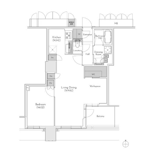 物件○○の間取り図