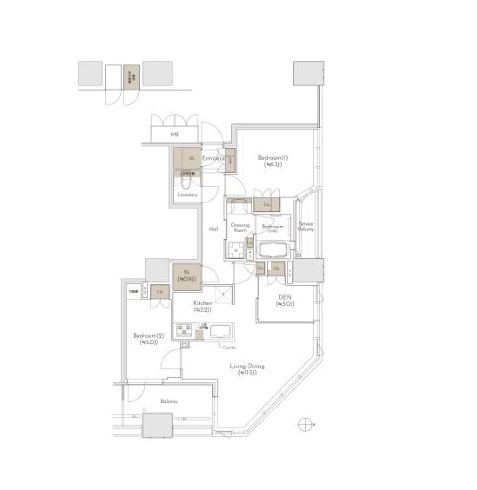 物件○○の間取り図