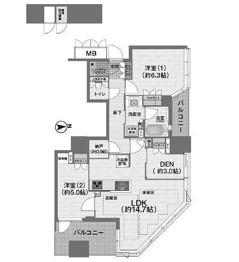 物件○○の間取り図