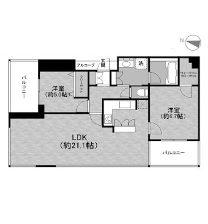 物件○○の間取り図