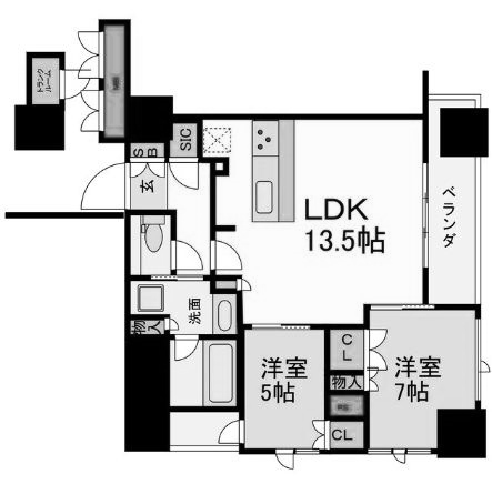 物件○○の間取り図