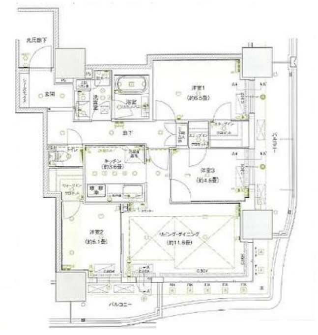 物件○○の間取り図