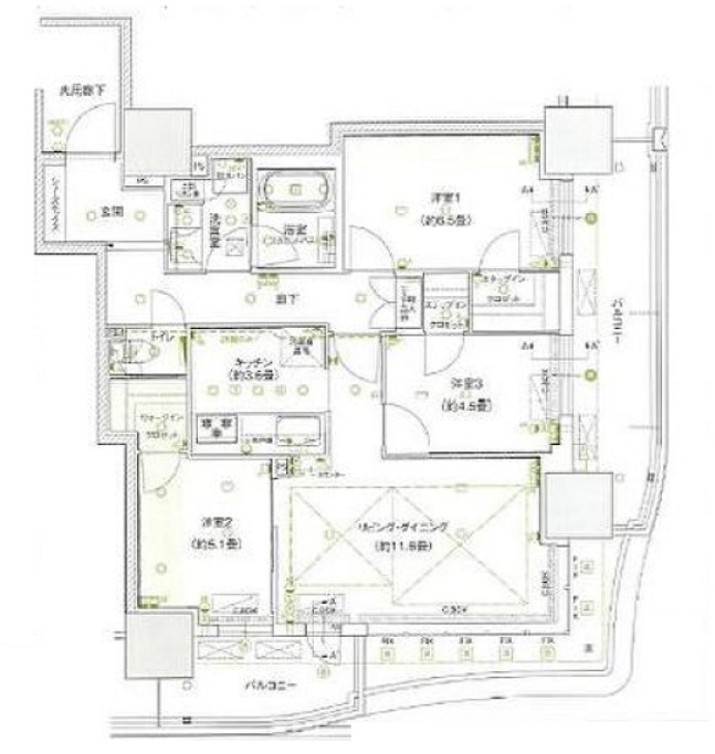 物件○○の間取り図