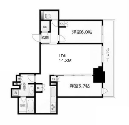 物件○○の間取り図