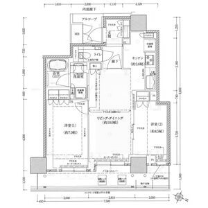 物件○○の間取り図