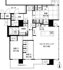 物件○○の間取り図