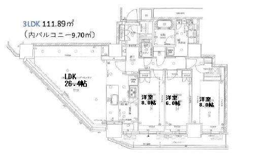 物件○○の間取り図