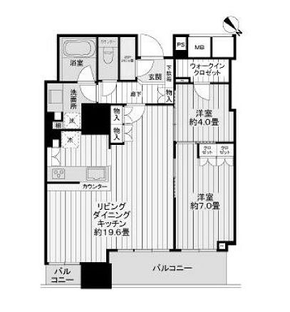 物件○○の間取り図