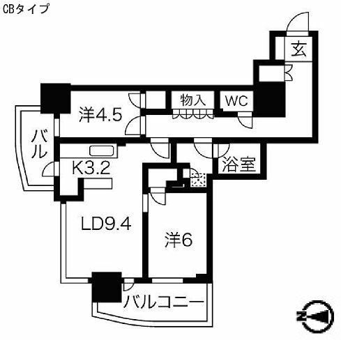 物件○○の間取り図