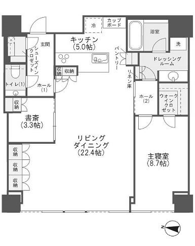 物件○○の間取り図