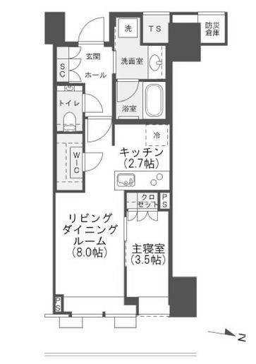 物件○○の間取り図