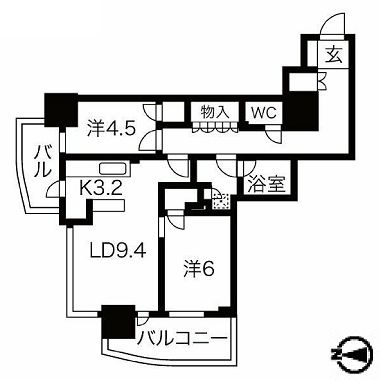物件○○の間取り図