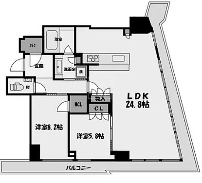 物件○○の間取り図
