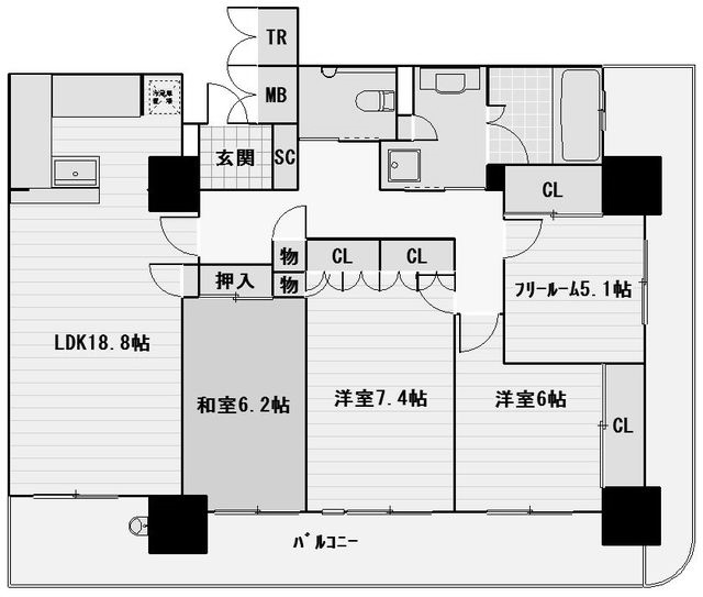 物件○○の間取り図
