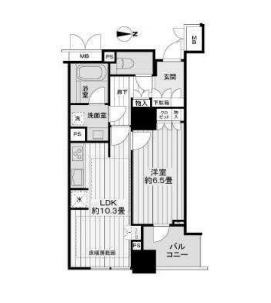 物件○○の間取り図