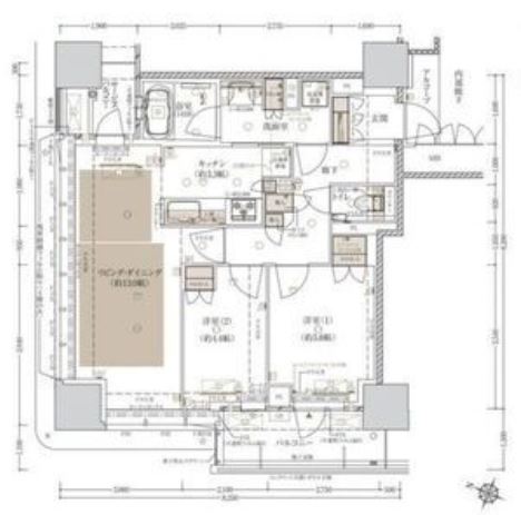物件○○の間取り図