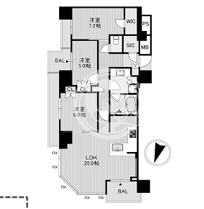 物件○○の間取り図