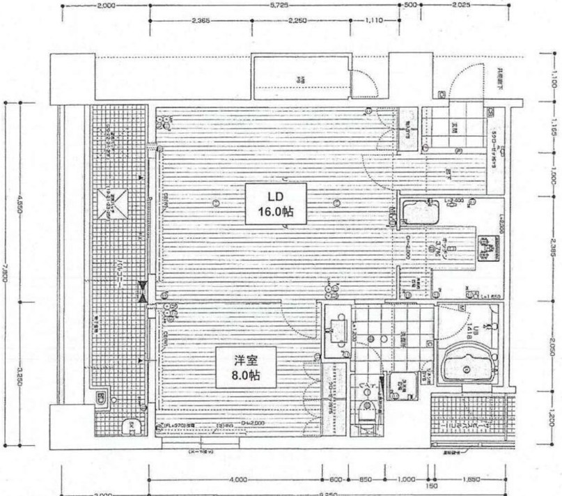 物件○○の間取り図