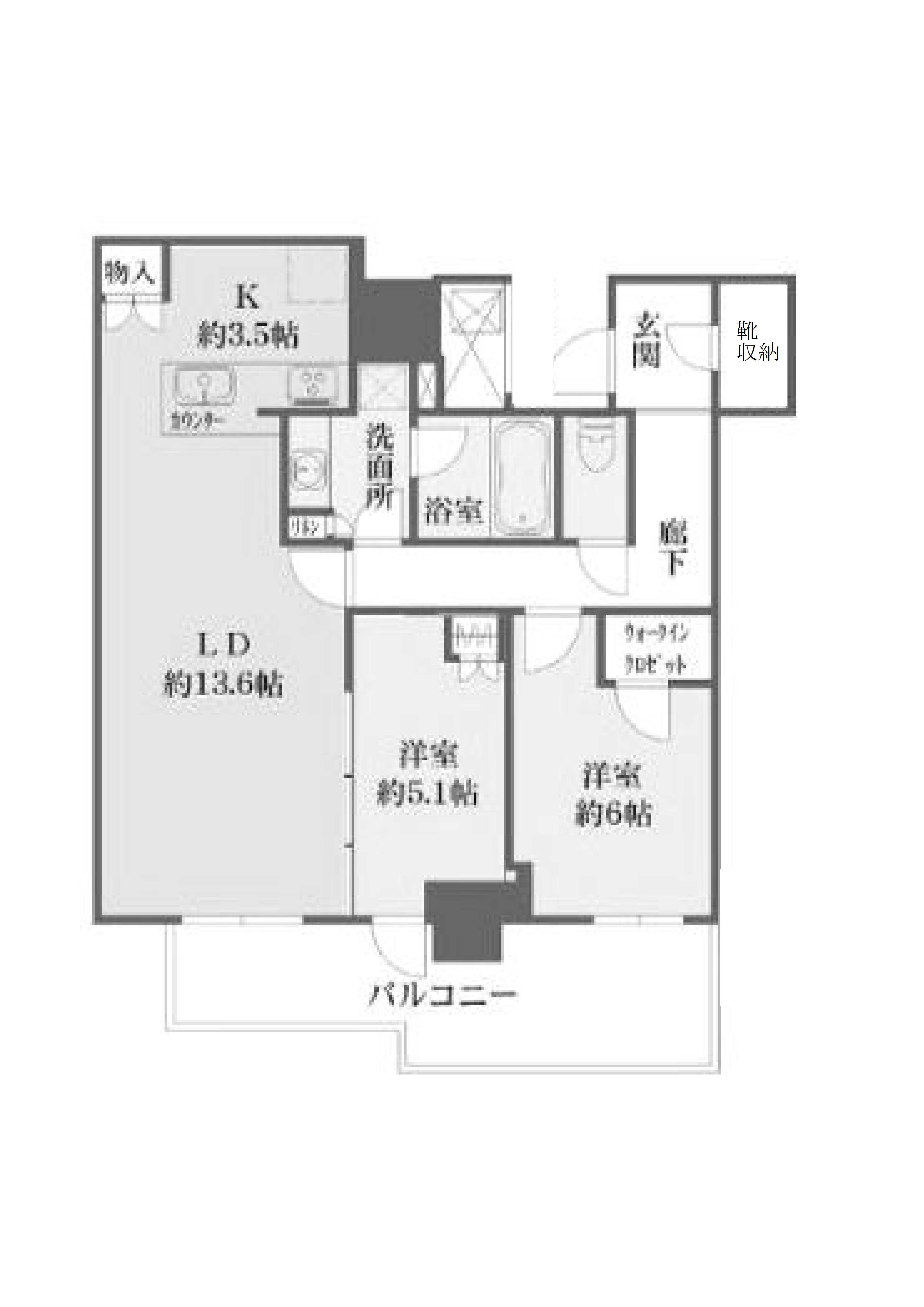 物件○○の間取り図