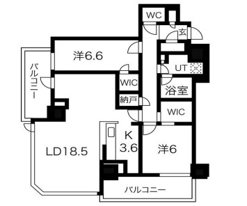 物件○○の間取り図