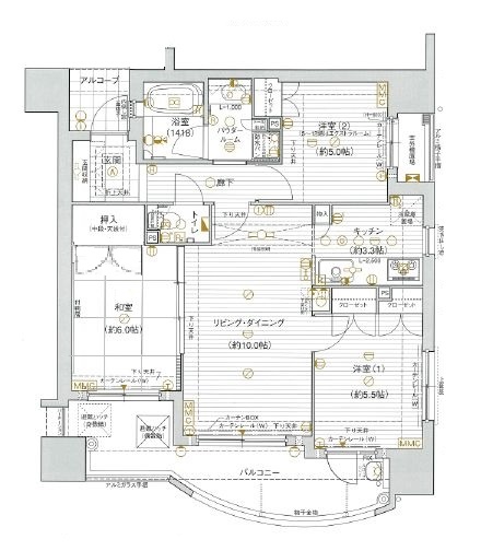 物件○○の間取り図