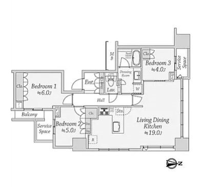 物件○○の間取り図