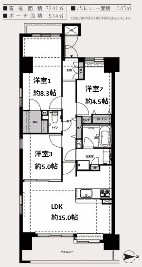 物件○○の間取り図
