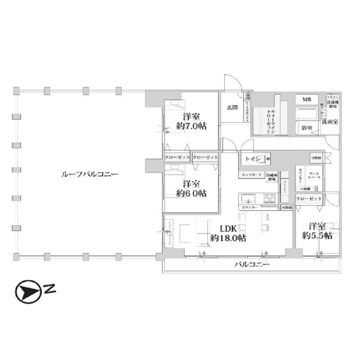 物件○○の間取り図