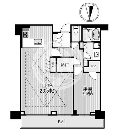 物件○○の間取り図