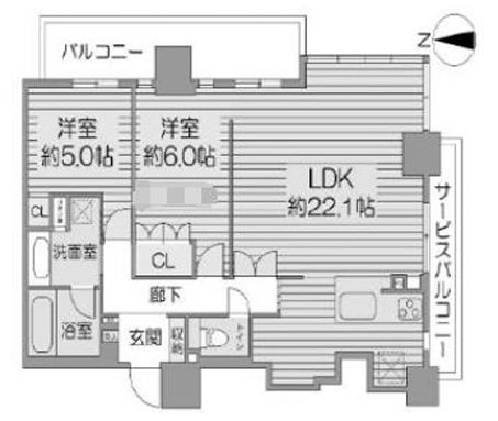 物件○○の間取り図