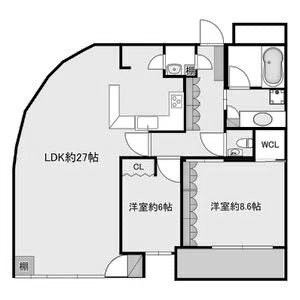 物件○○の間取り図