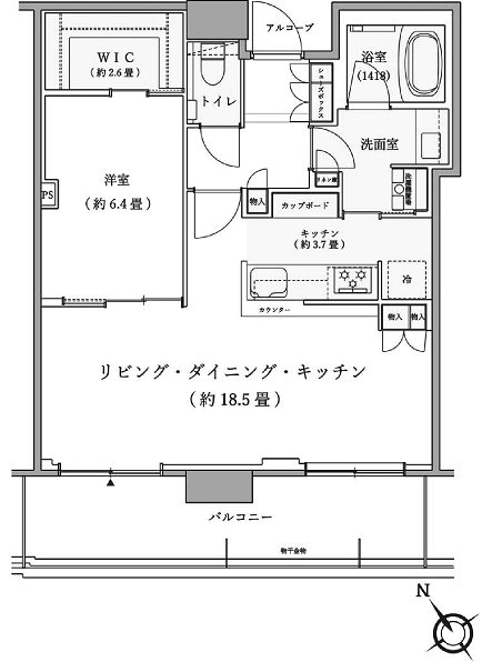 物件○○の間取り図