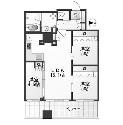 物件○○の間取り図