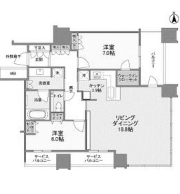 物件○○の間取り図