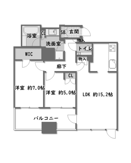 物件○○の間取り図