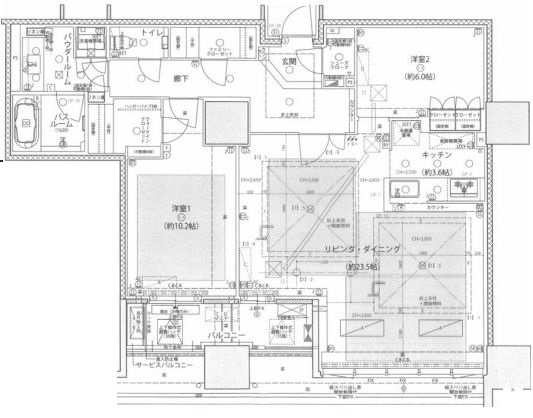物件○○の間取り図
