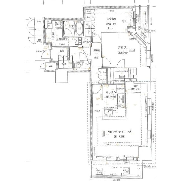 物件○○の間取り図