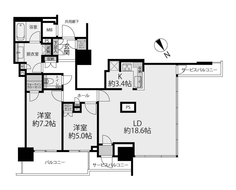 物件○○の間取り図